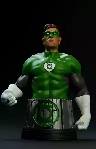 Green Lantern 3D print model