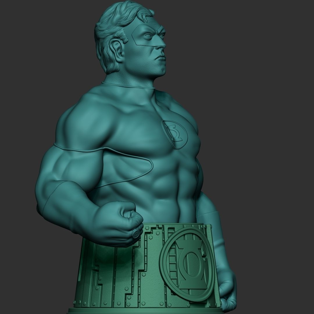 Green Lantern 3D print model_15