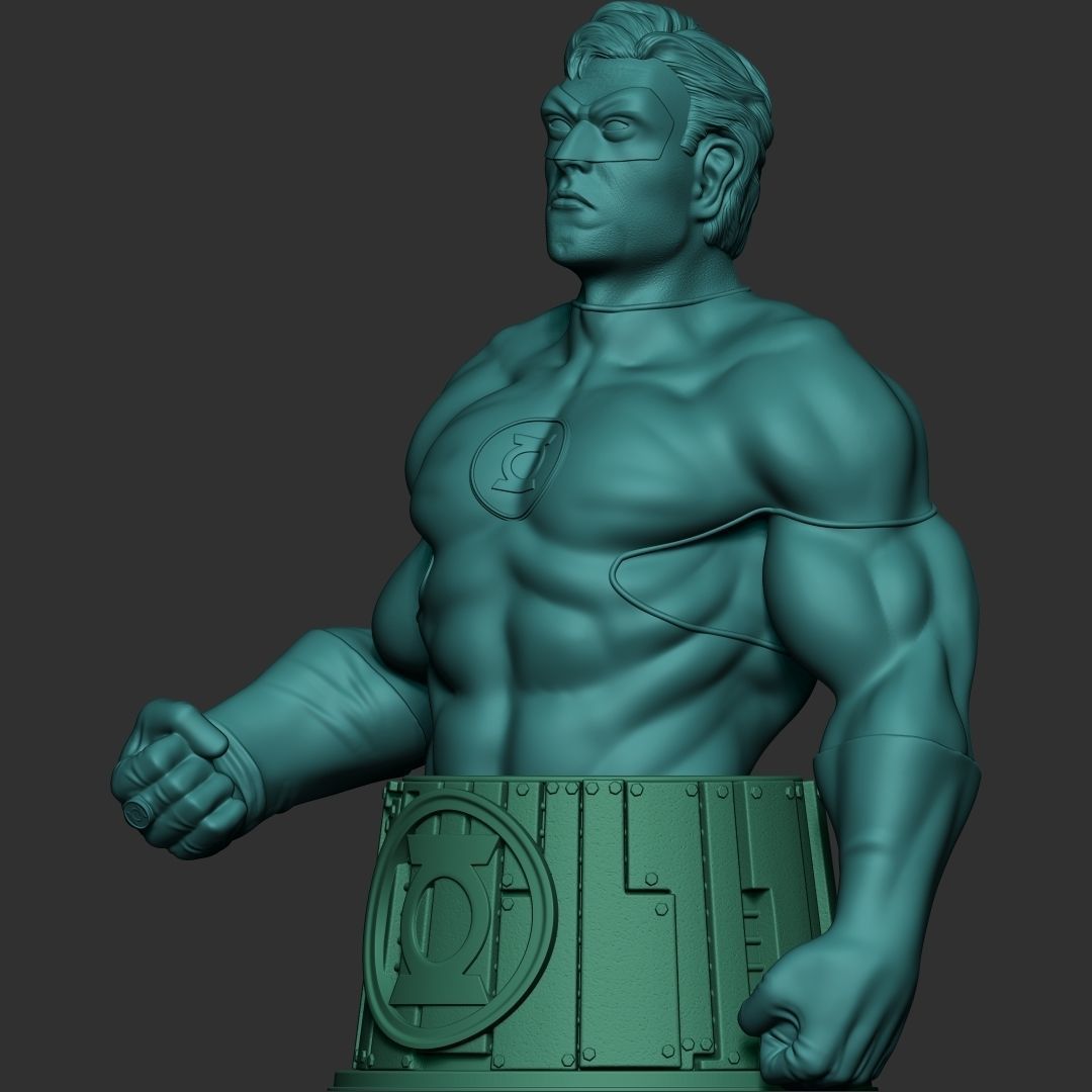 Green Lantern 3D print model_17