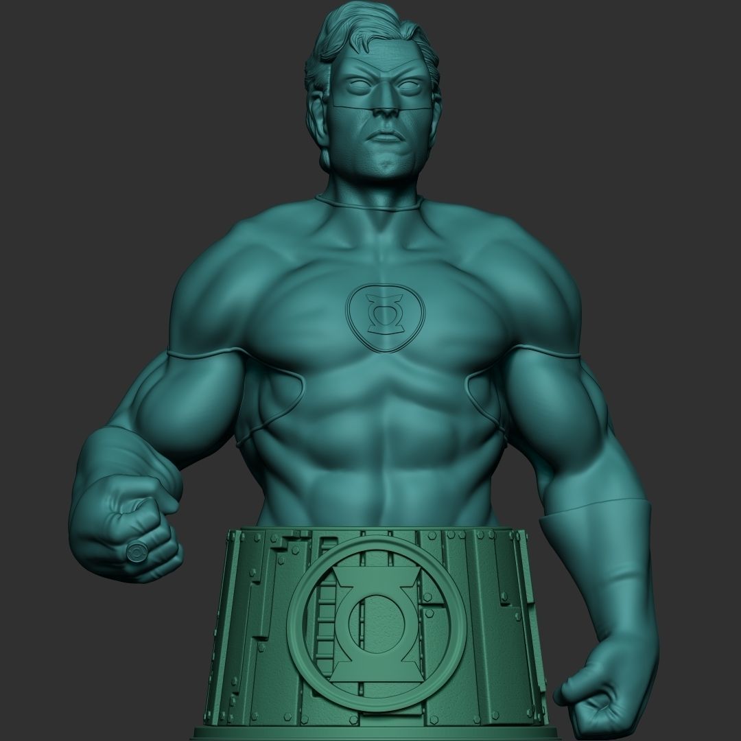 Green Lantern 3D print model_16