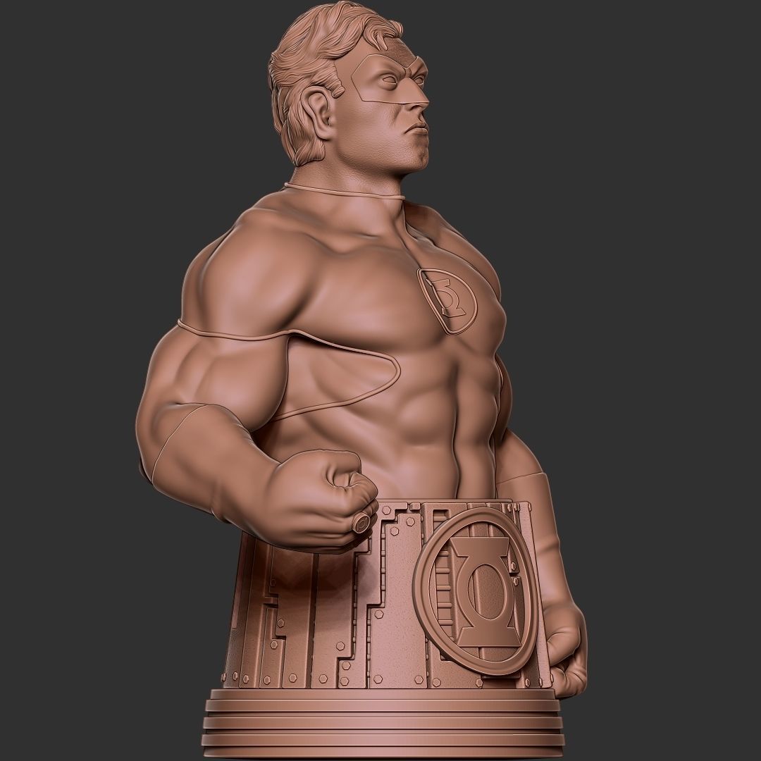 Green Lantern 3D print model_14