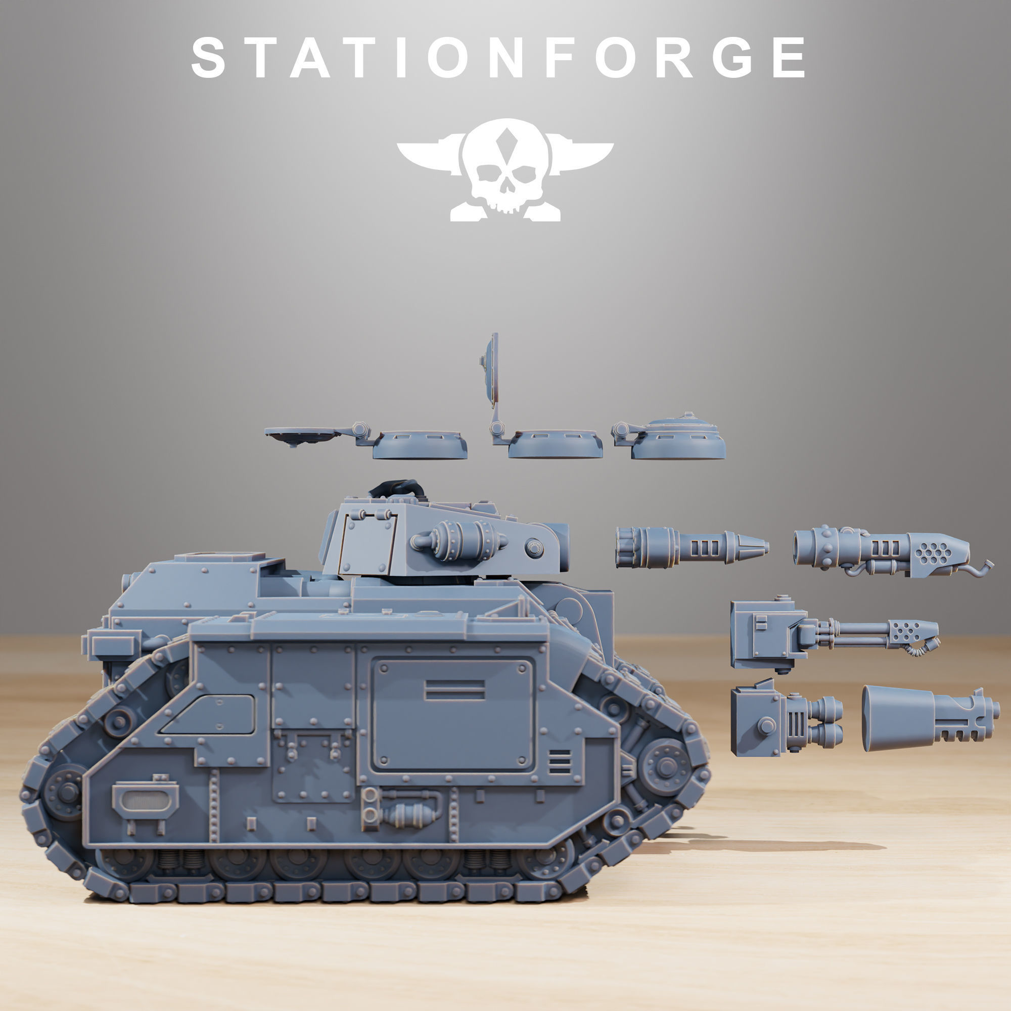 GrimGuard Flame Tank 3D print model_2