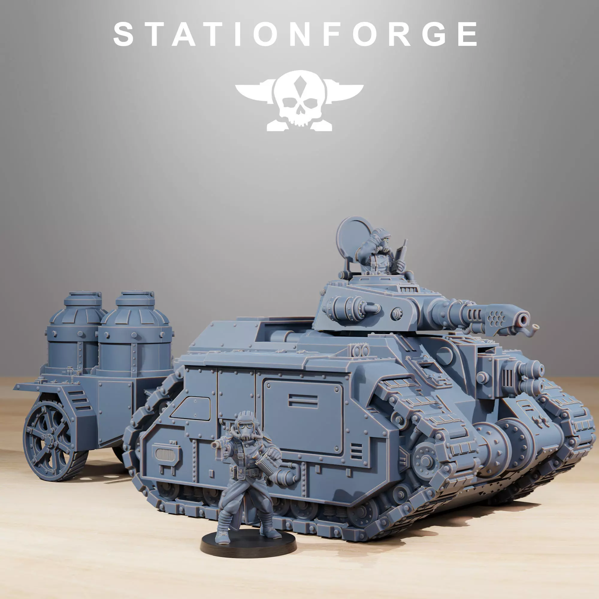 GrimGuard Flame Tank 3D print model_0