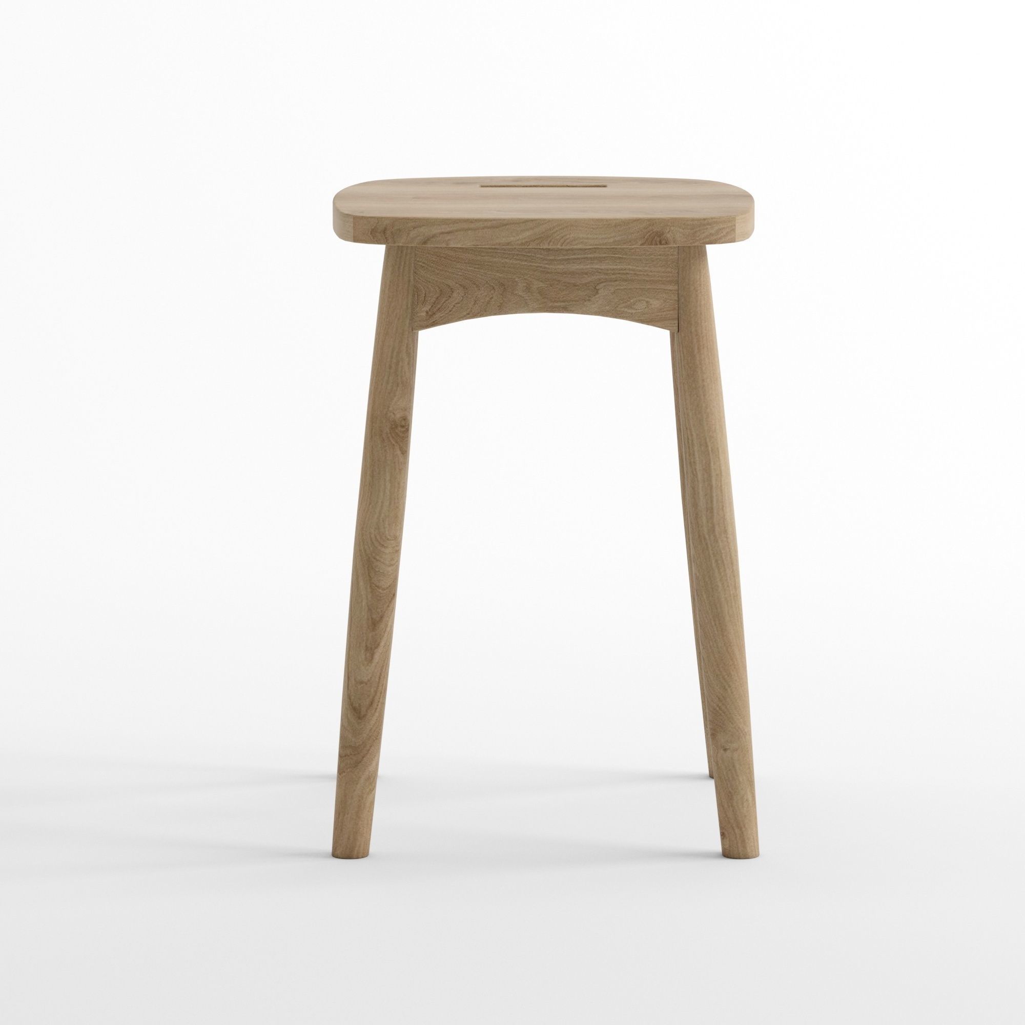 Low stool By KARPENTER 3D model_4