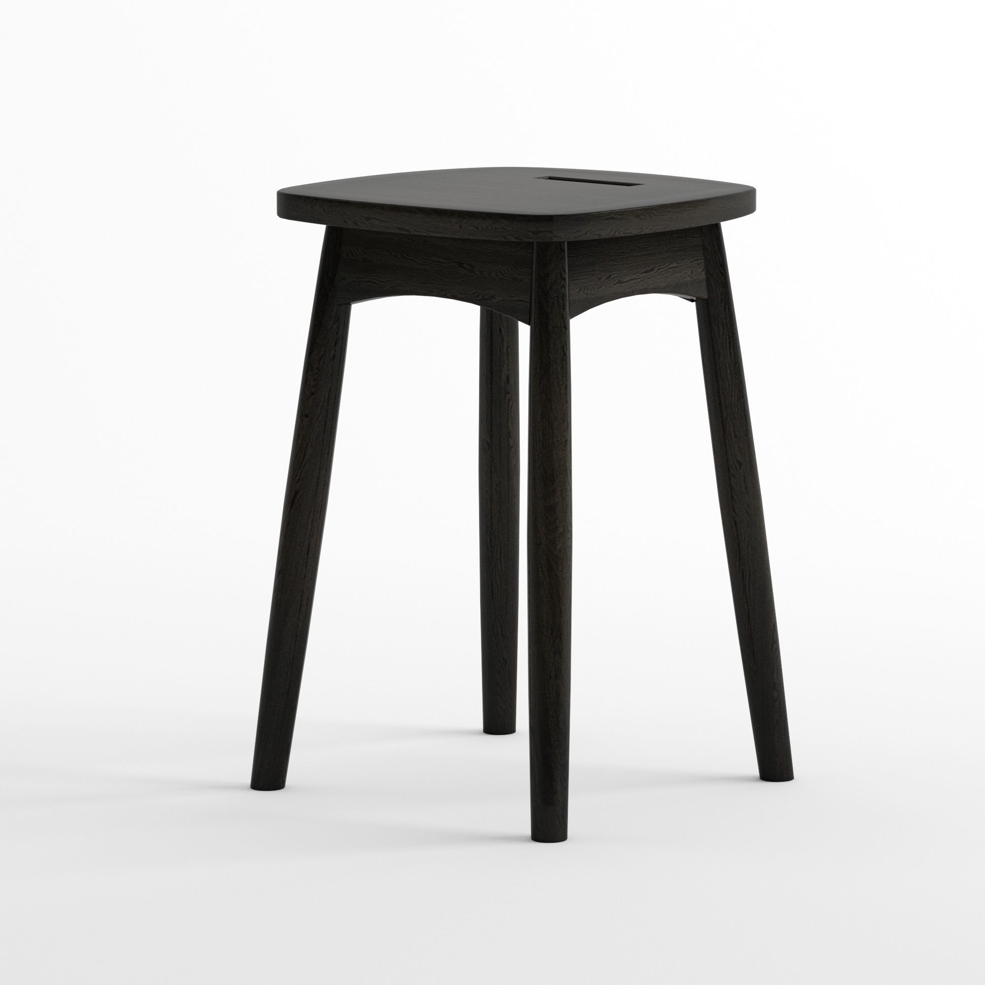 Low stool By KARPENTER 3D model_3