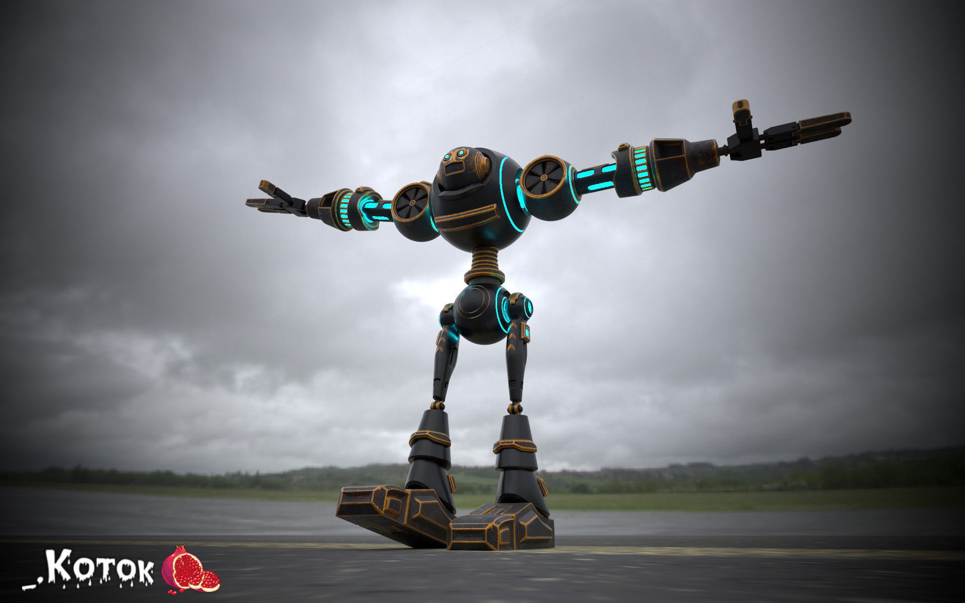 MechRobot robot Free 3D model_6