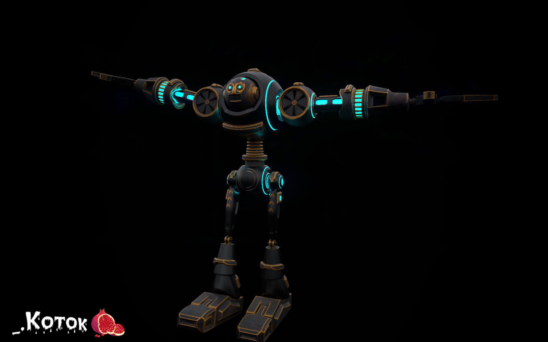 MechRobot robot Free 3D model_4