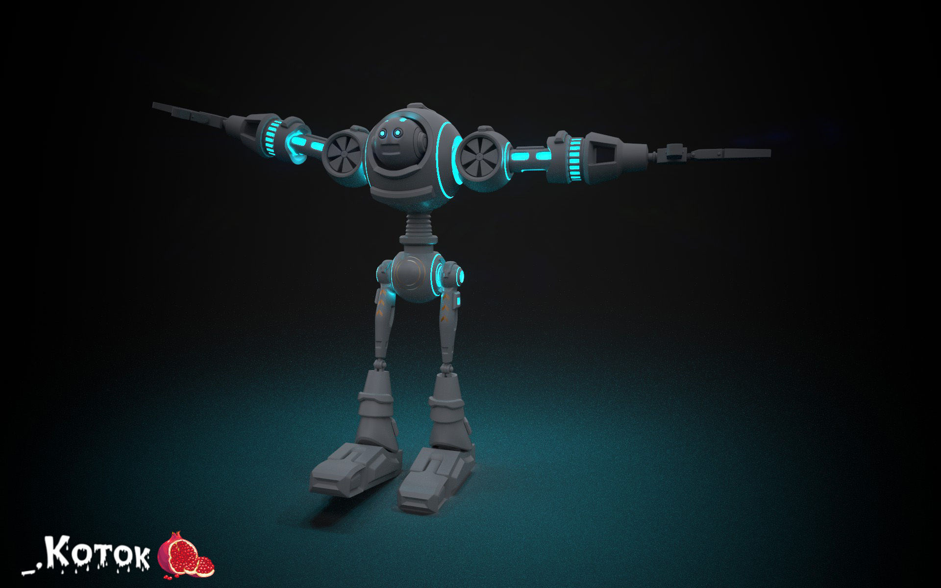 MechRobot robot Free 3D model_7