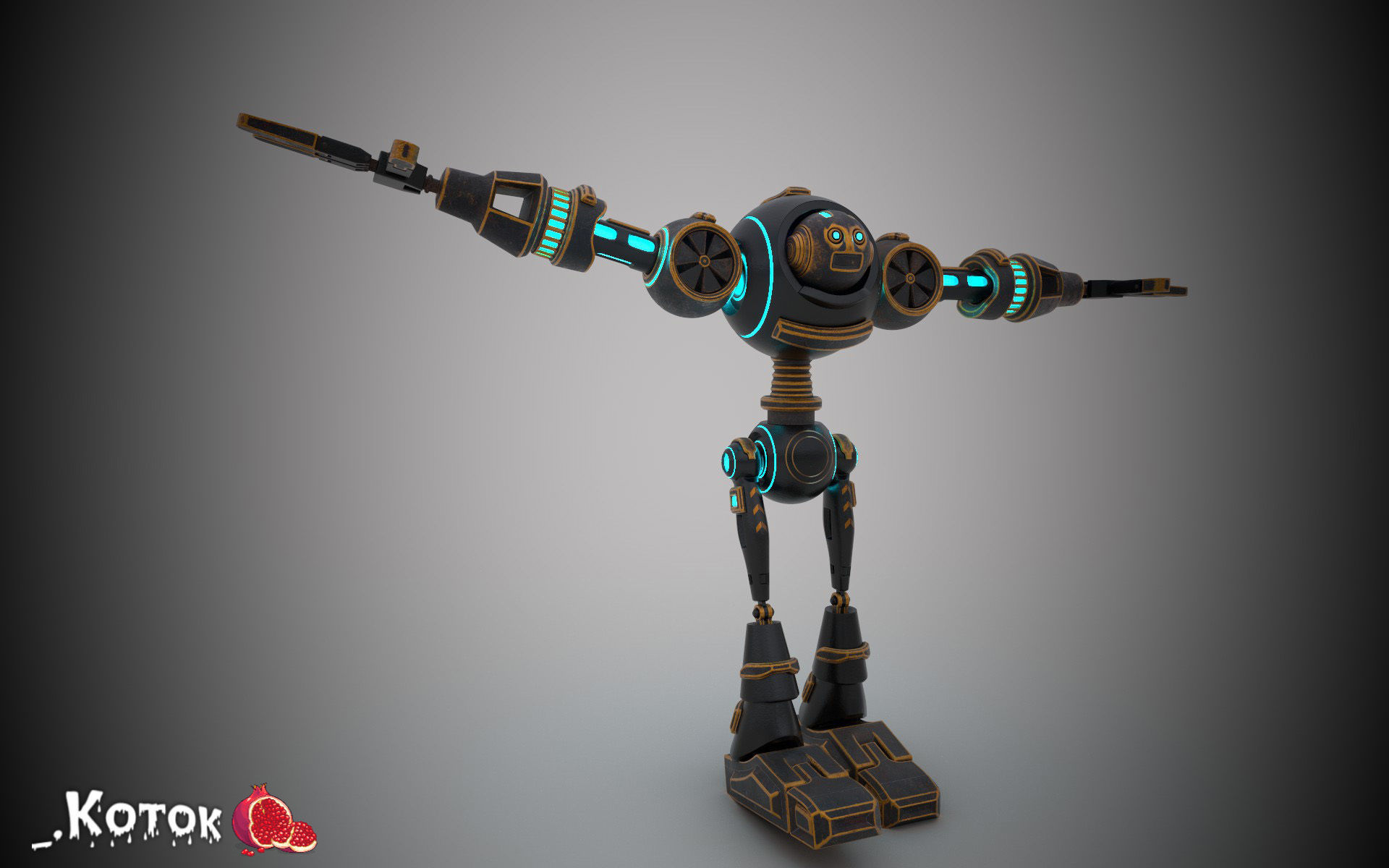 MechRobot robot Free 3D model_16