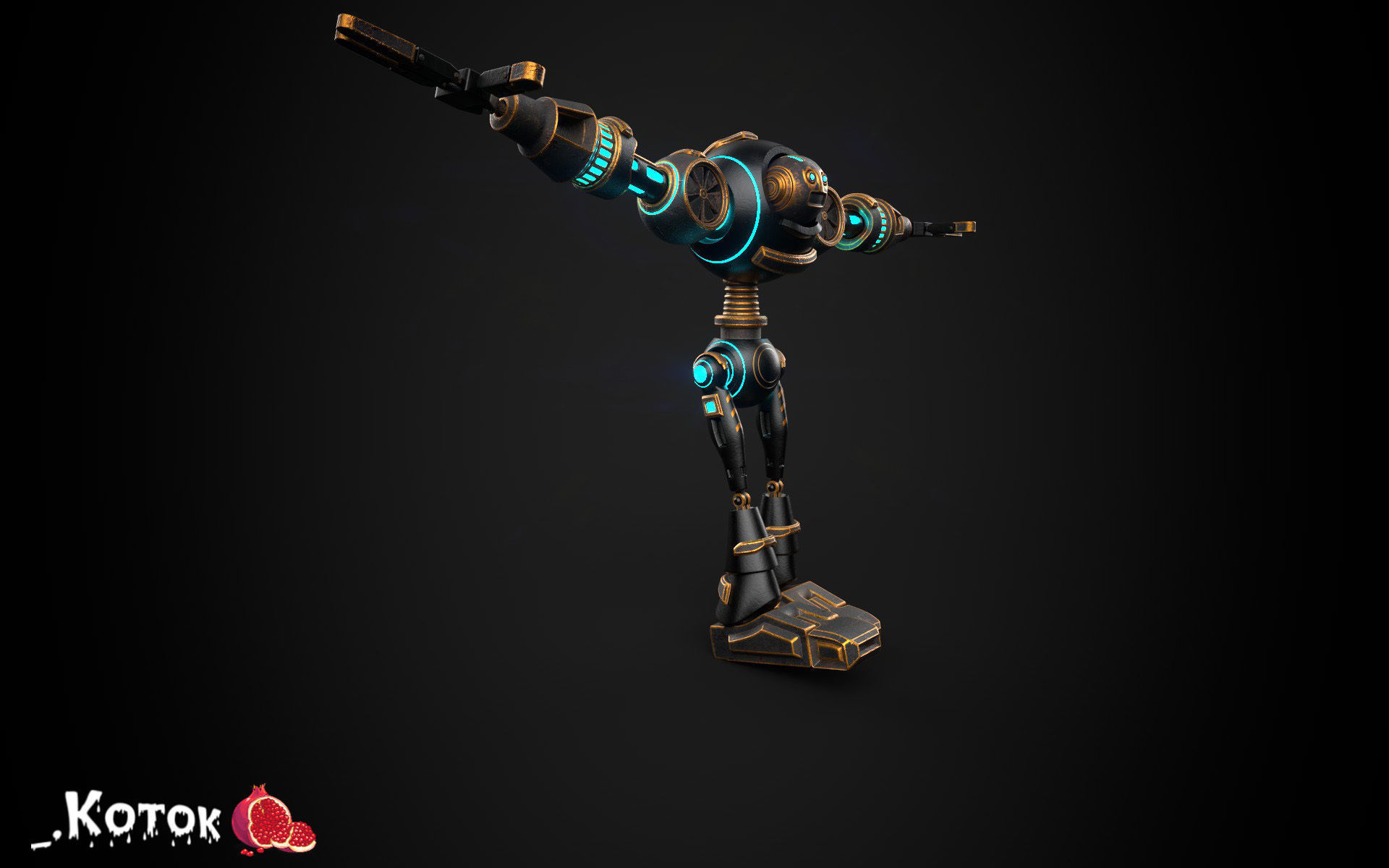 MechRobot robot Free 3D model_12