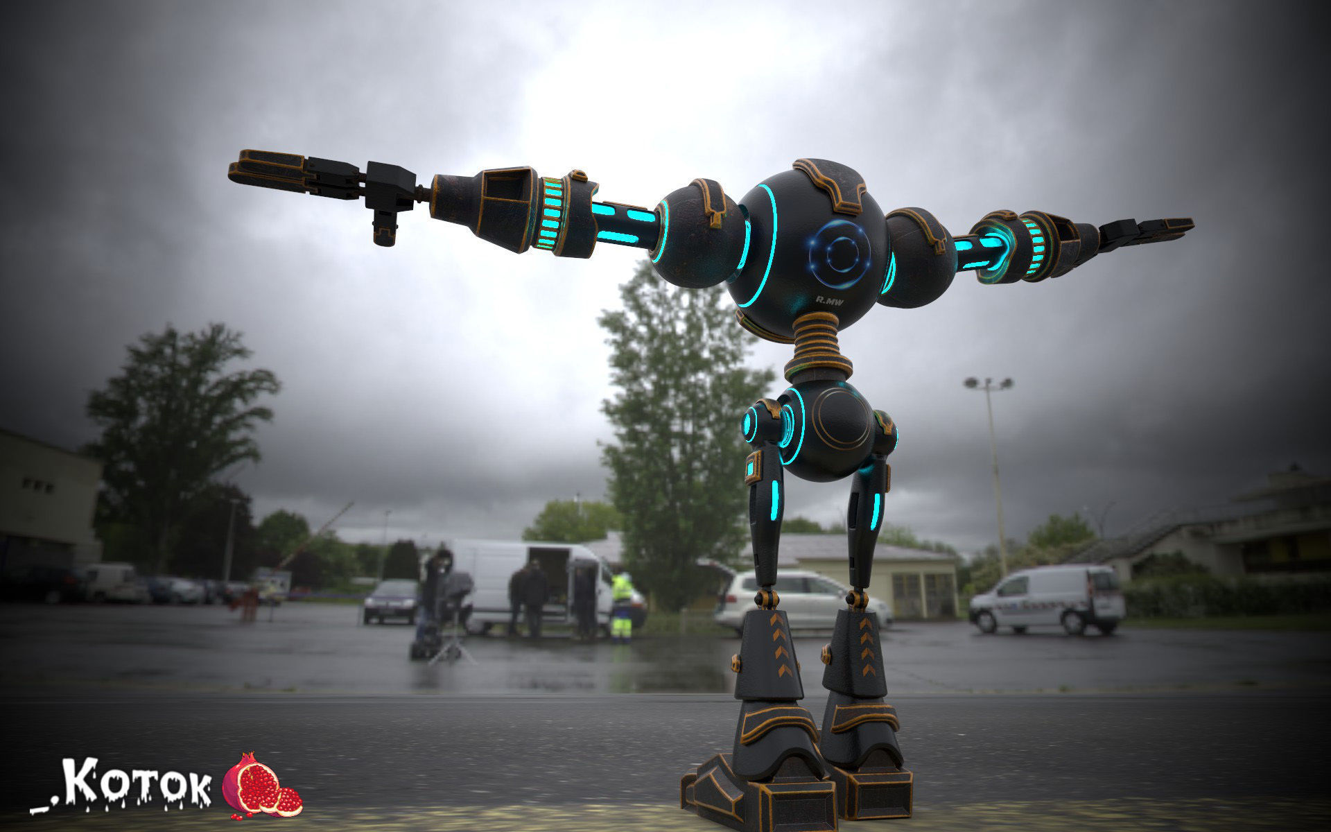 MechRobot robot Free 3D model_5