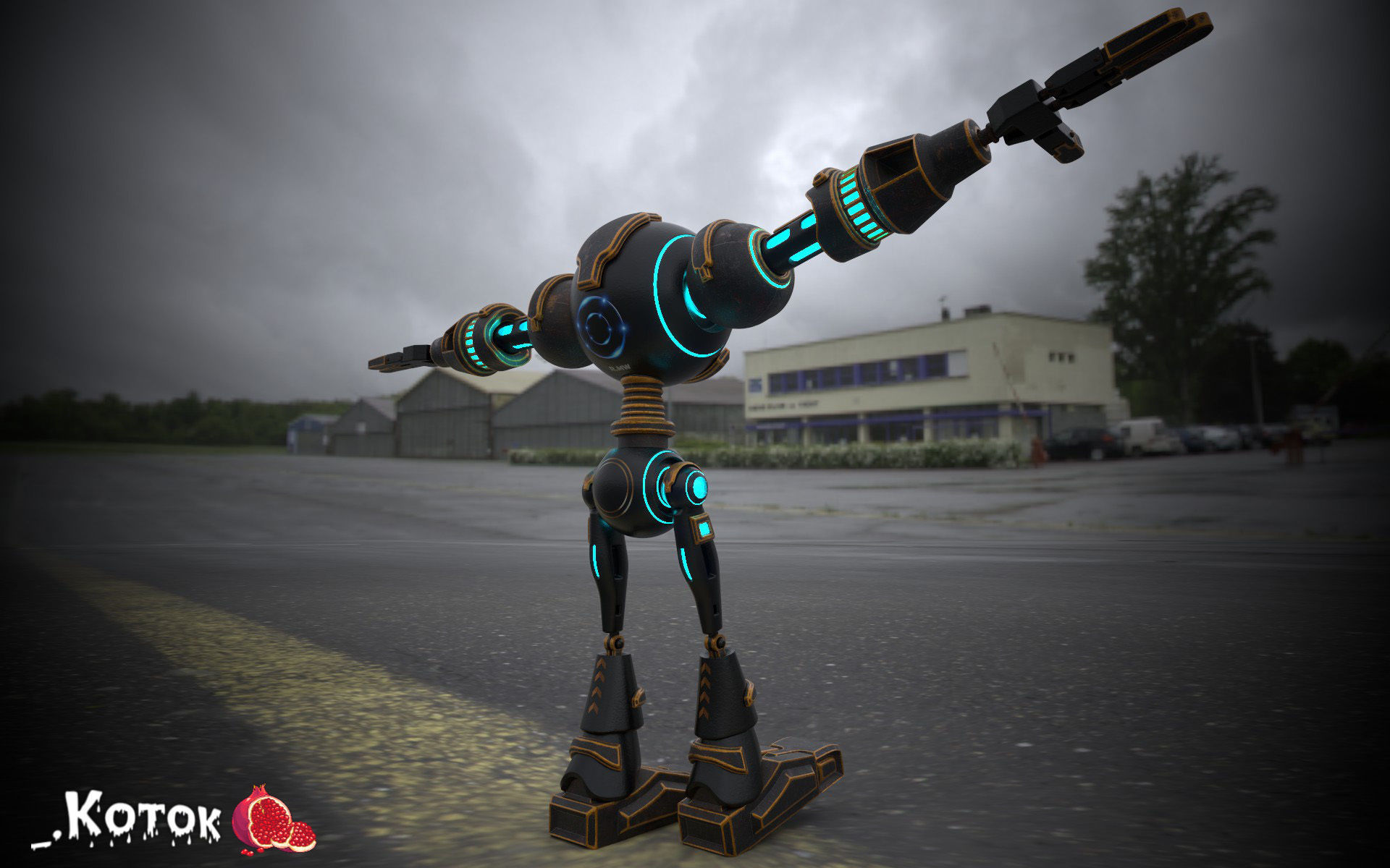 MechRobot robot Free 3D model_8