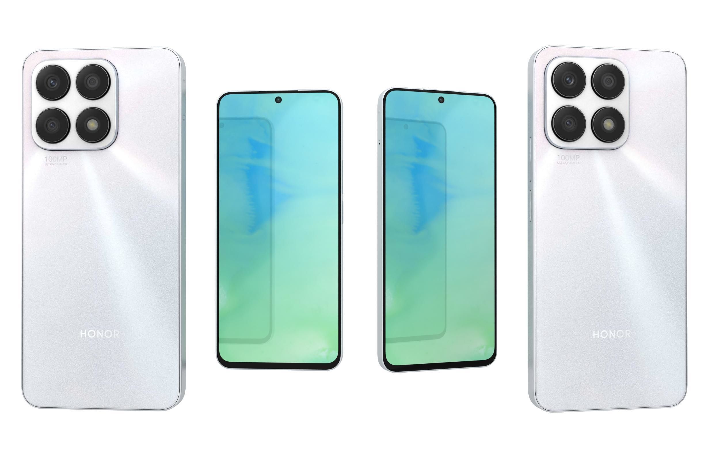 Honor X8a All Colors 3D model_31