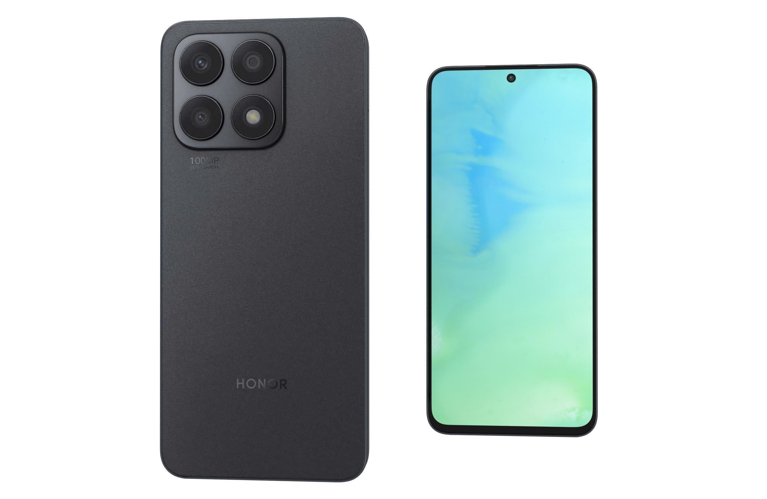 Honor X8a All Colors 3D model_6