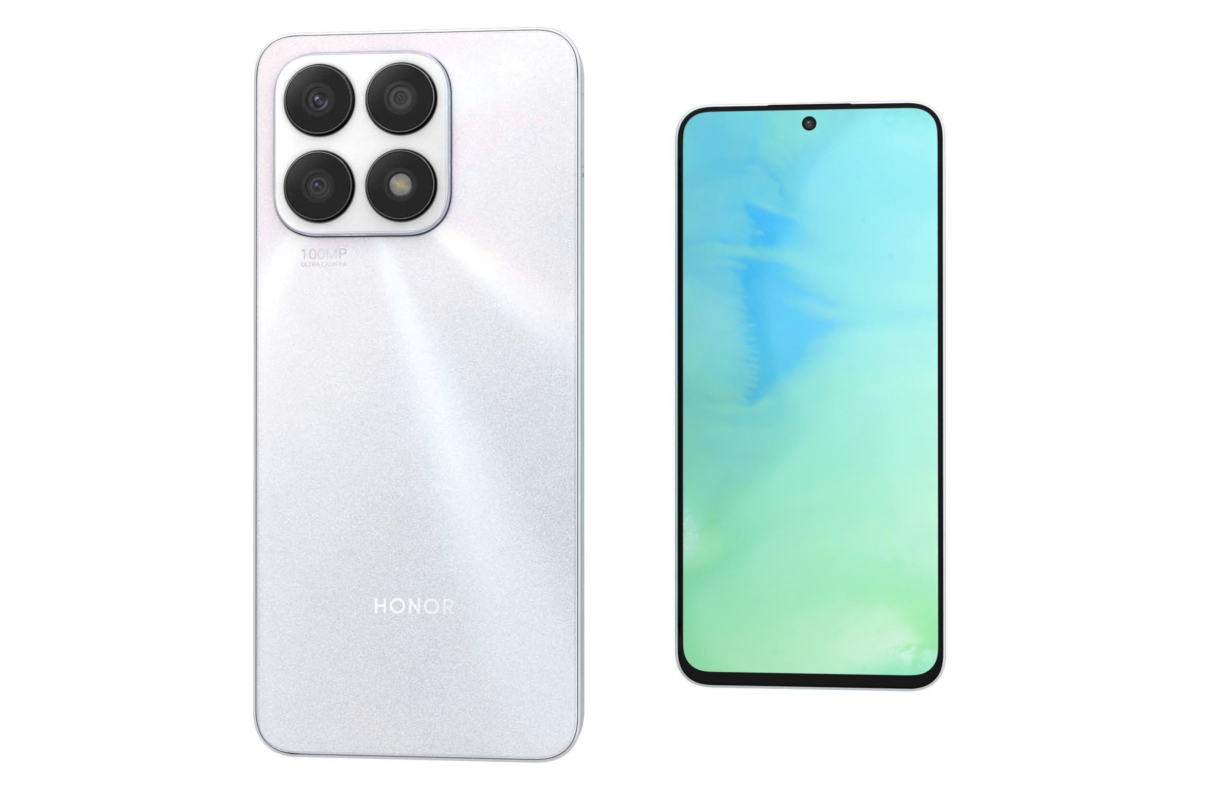 Honor X8a All Colors 3D model_43