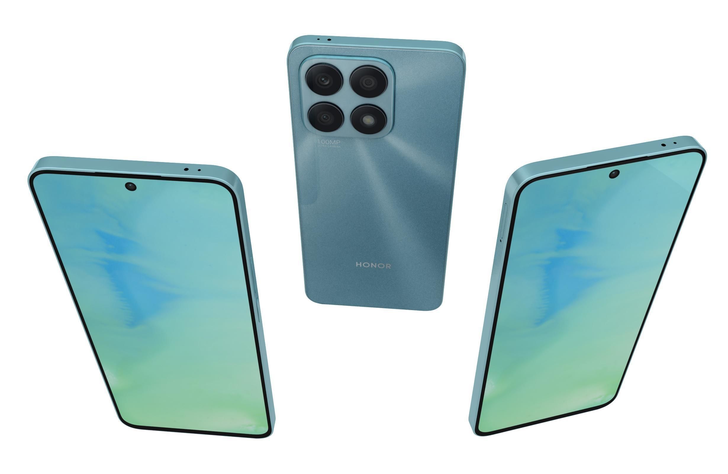 Honor X8a All Colors 3D model_24