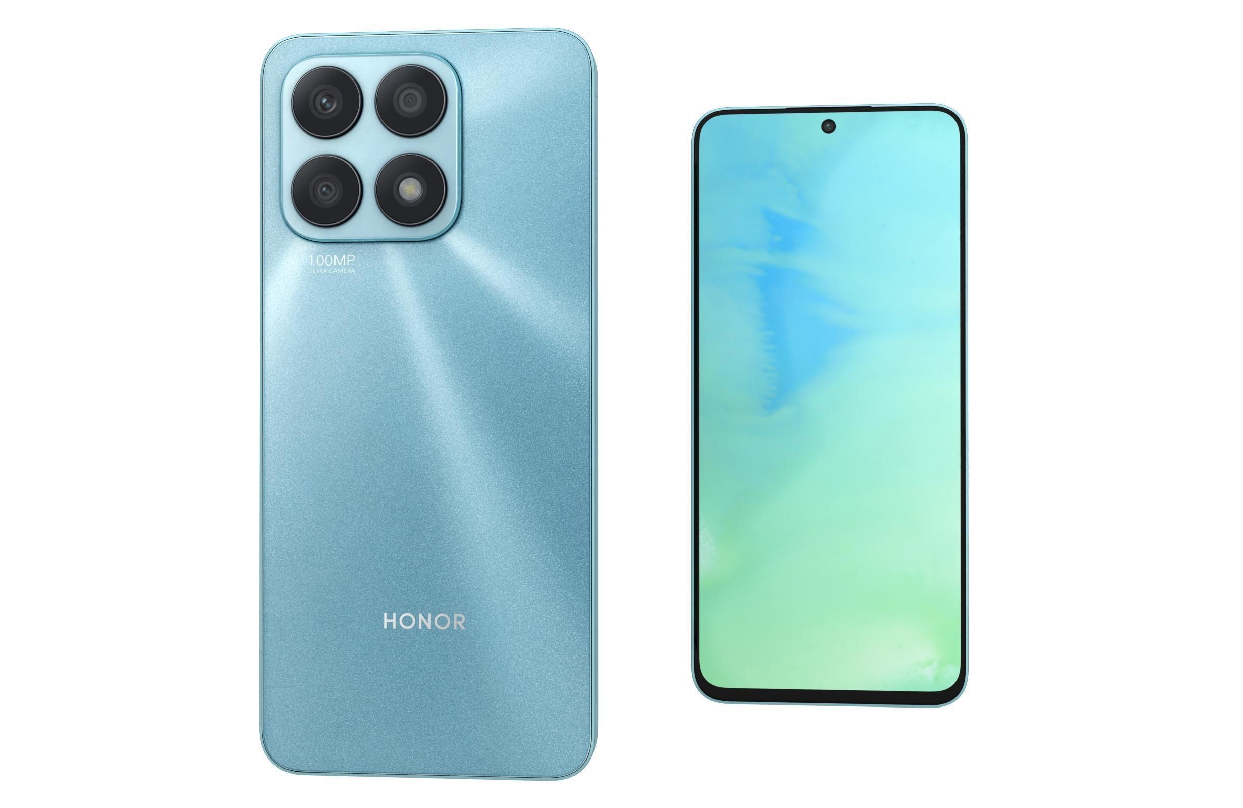Honor X8a All Colors 3D model_42