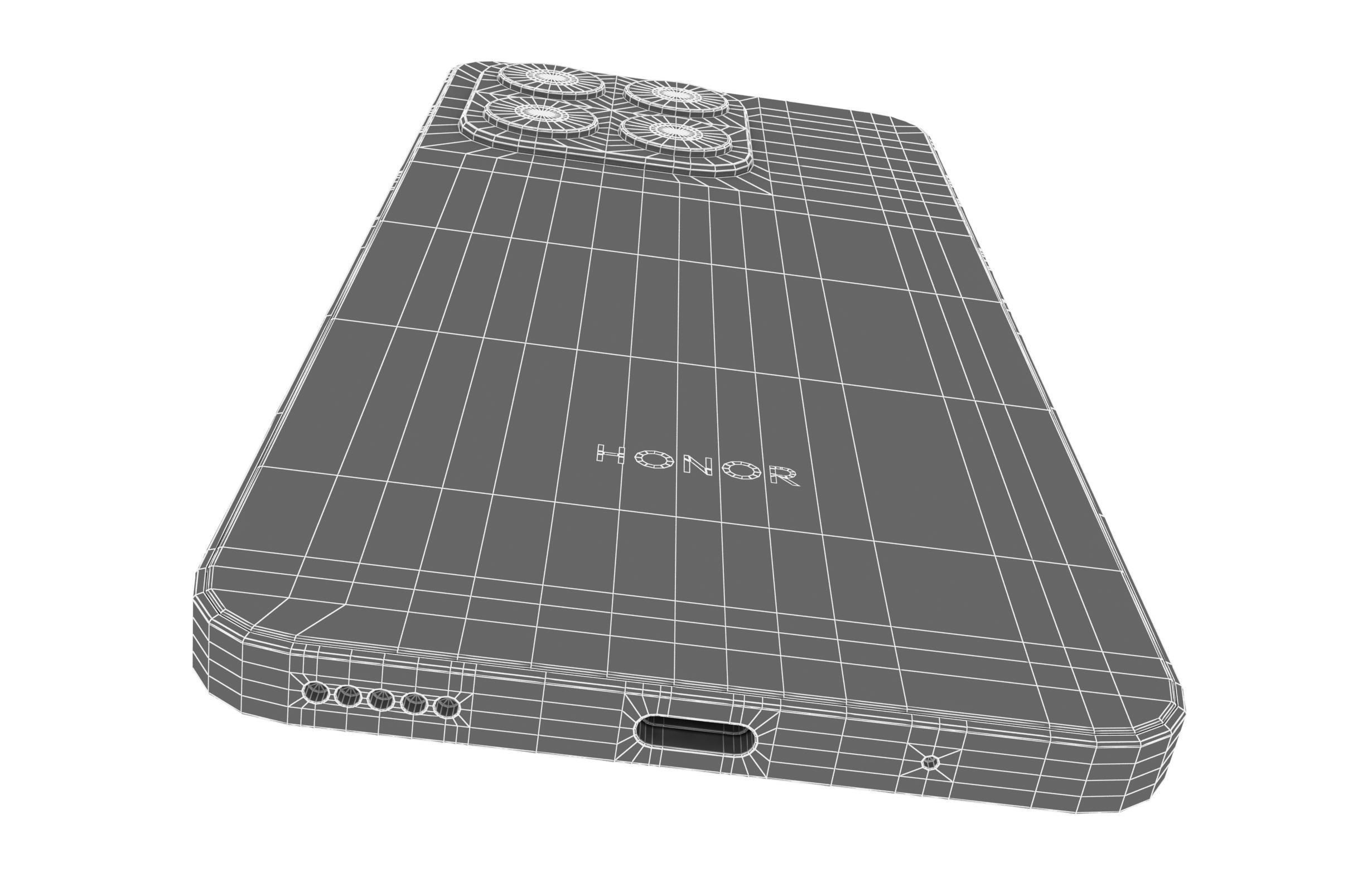 Honor X8a All Colors 3D model_52