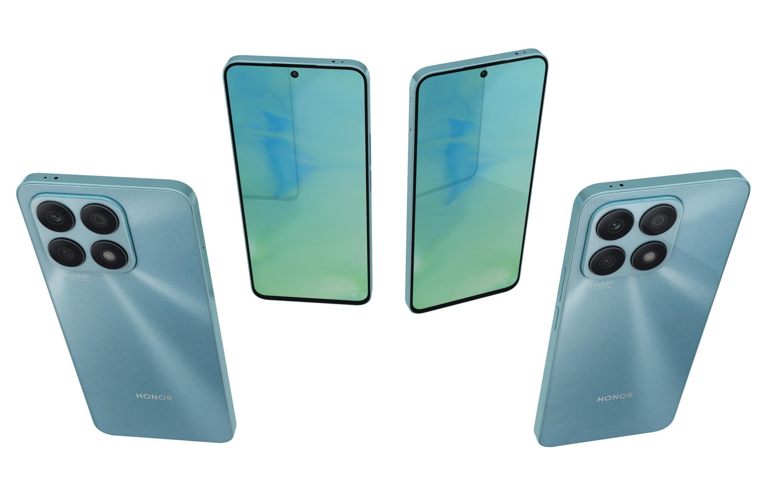 Honor X8a All Colors 3D model_33