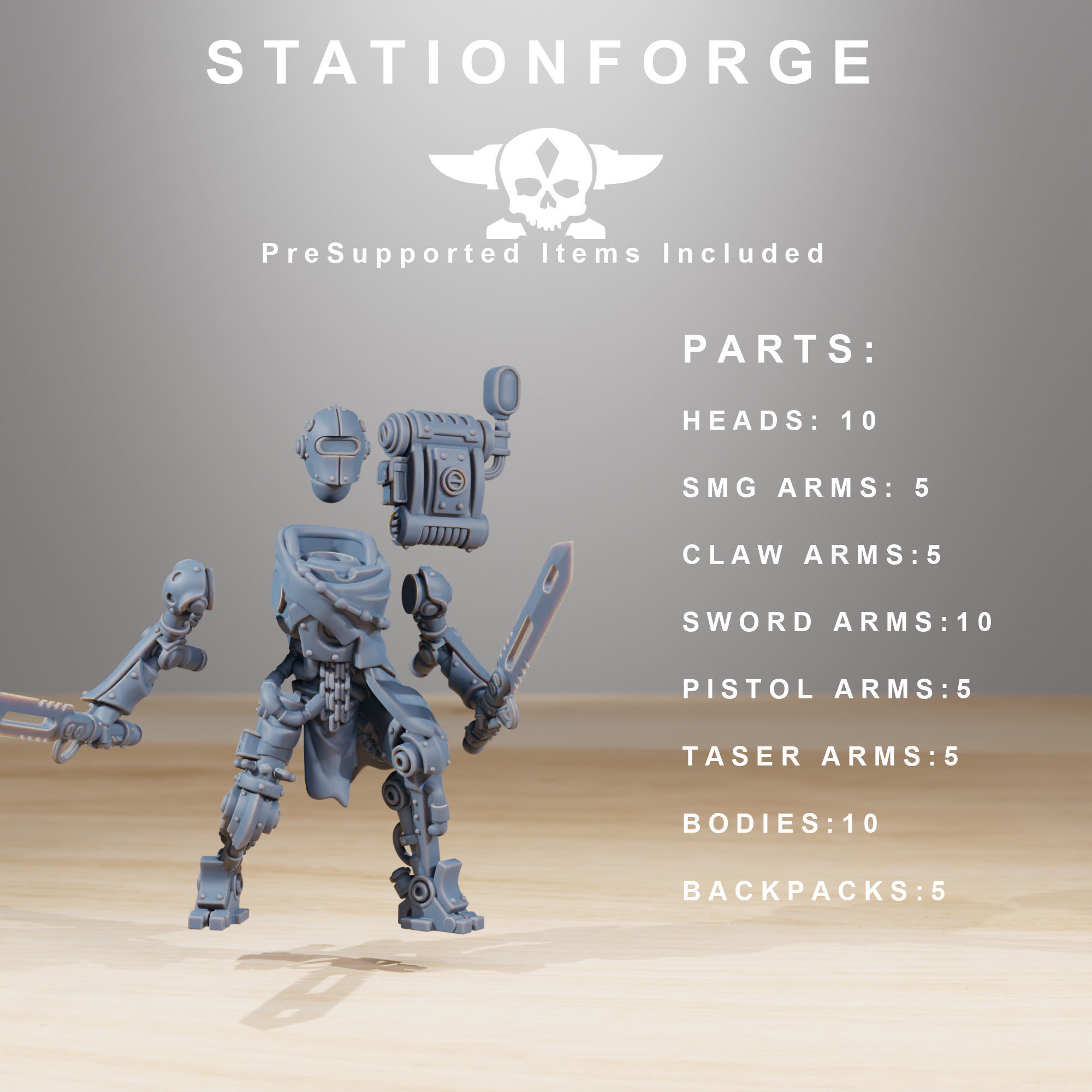 Scavenger Junkbots Builder Kit 3D print model_1