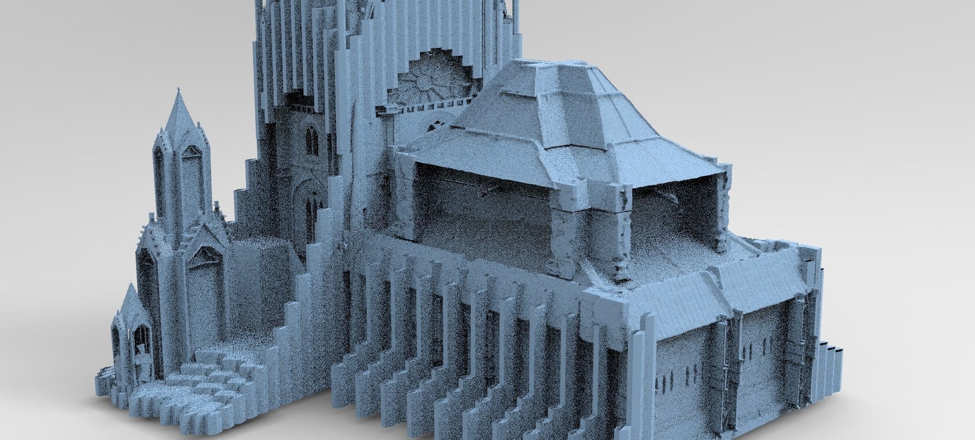 Ancient Elden Irish Cathedral 1 3D model_1