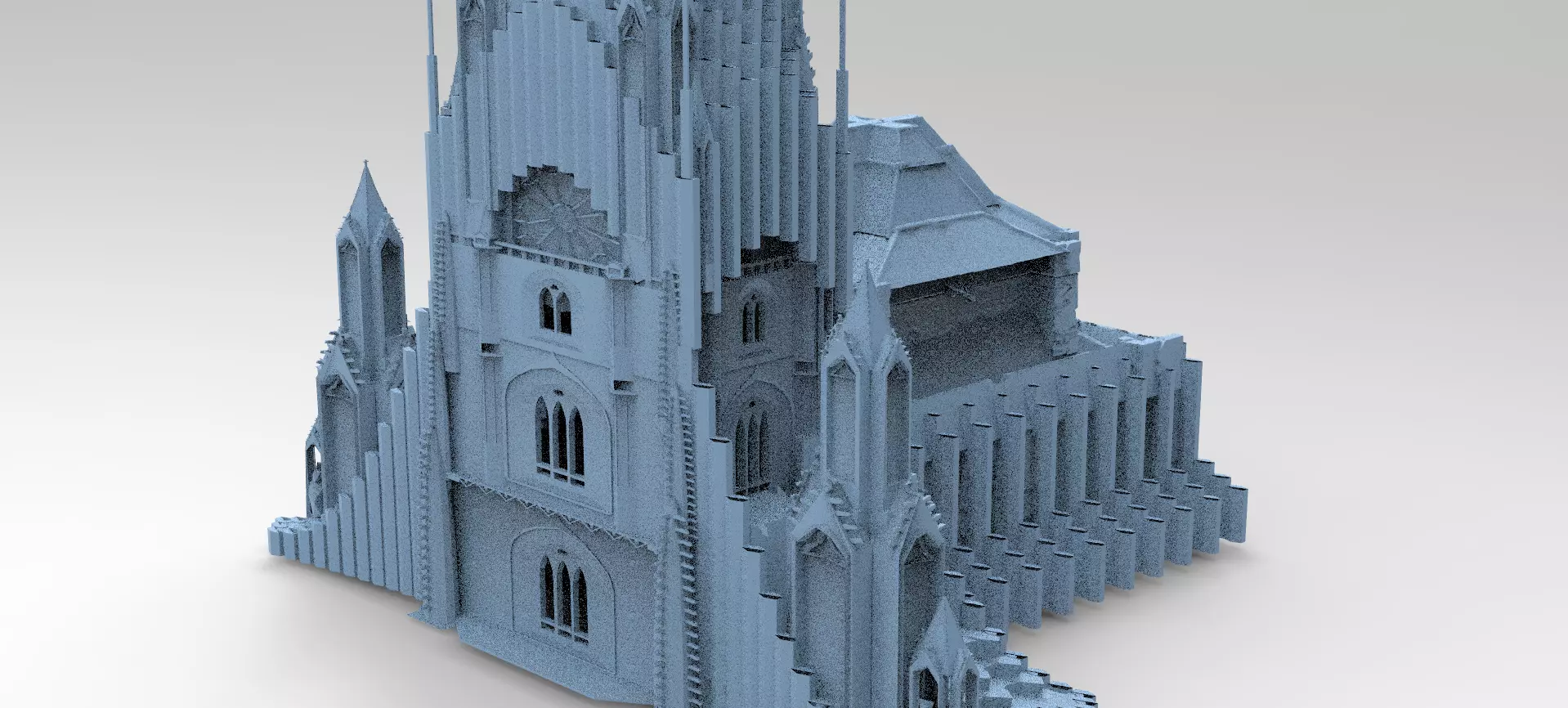 Ancient Elden Irish Cathedral 1 3D model_0