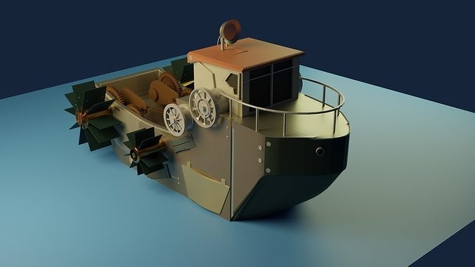 Victors Toy Boat From Arcane Series 3D model