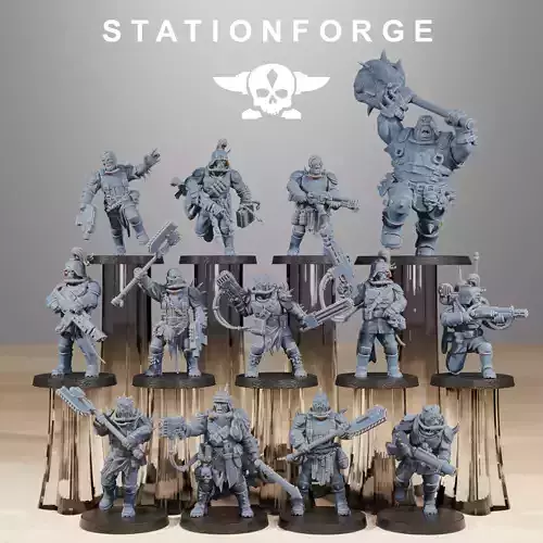 Corrupted Guard The Forsaken 3D print model