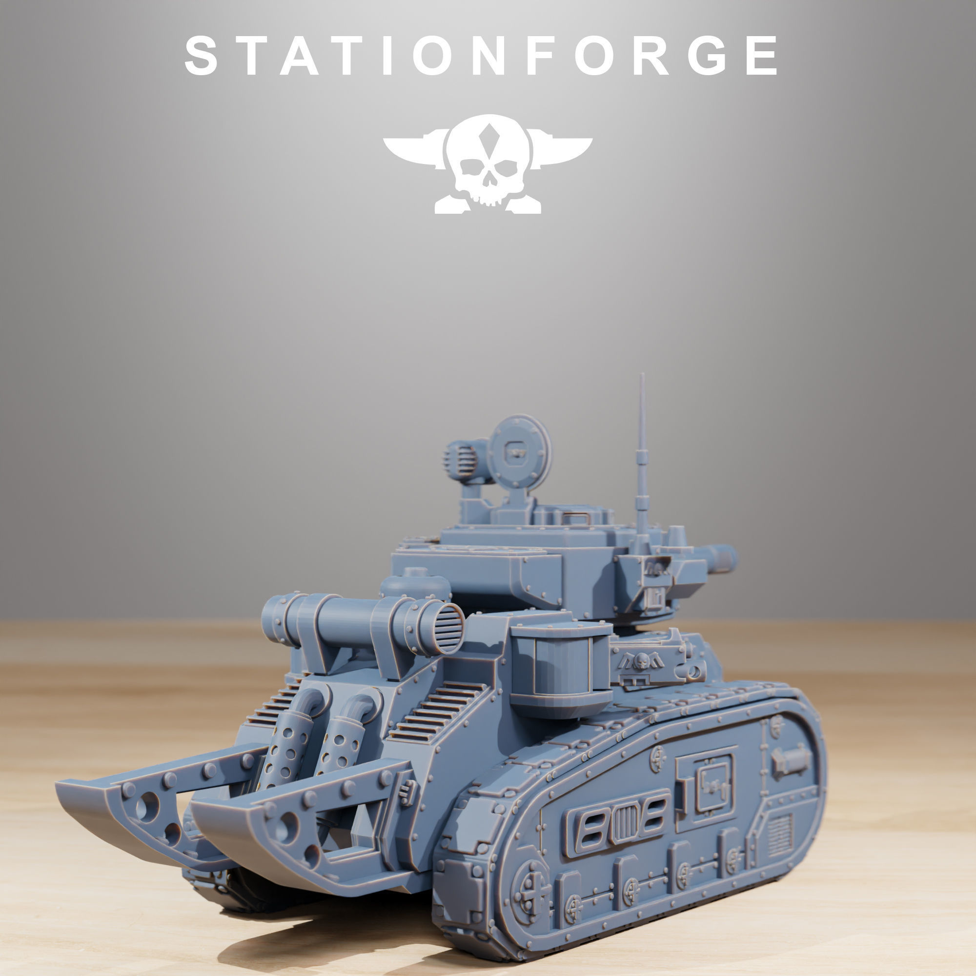 GrimGruard Light Tank 3D print model_4
