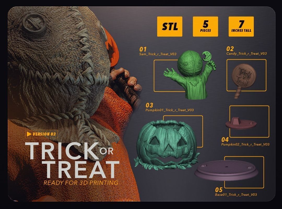 Trick r Treat V03  3D print model_1