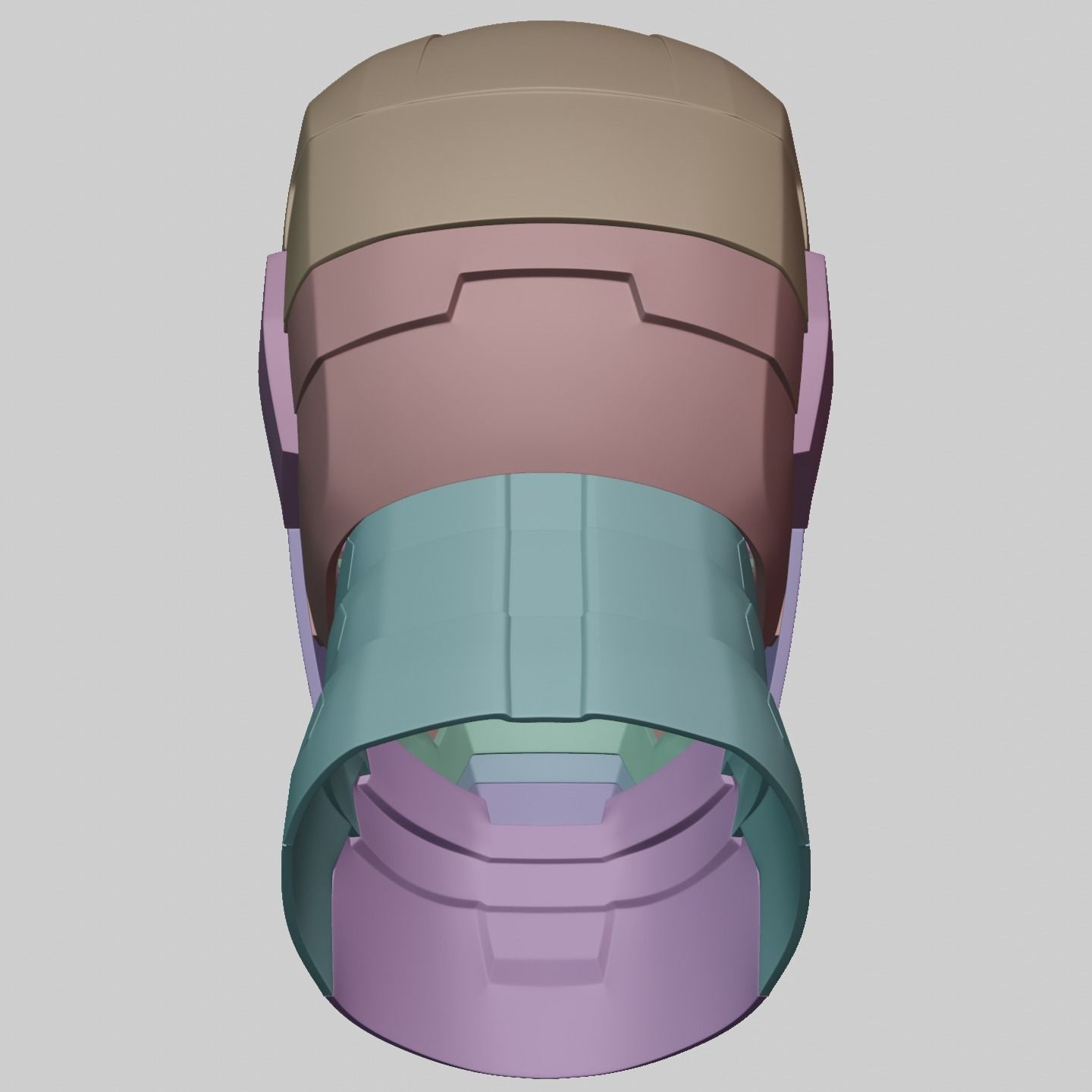 Ironman Mark 42 43 Helmet with Motorization 3D print model_23