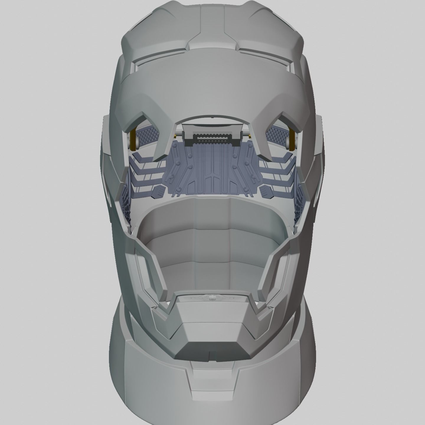 Ironman Mark 42 43 Helmet with Motorization 3D print model_14