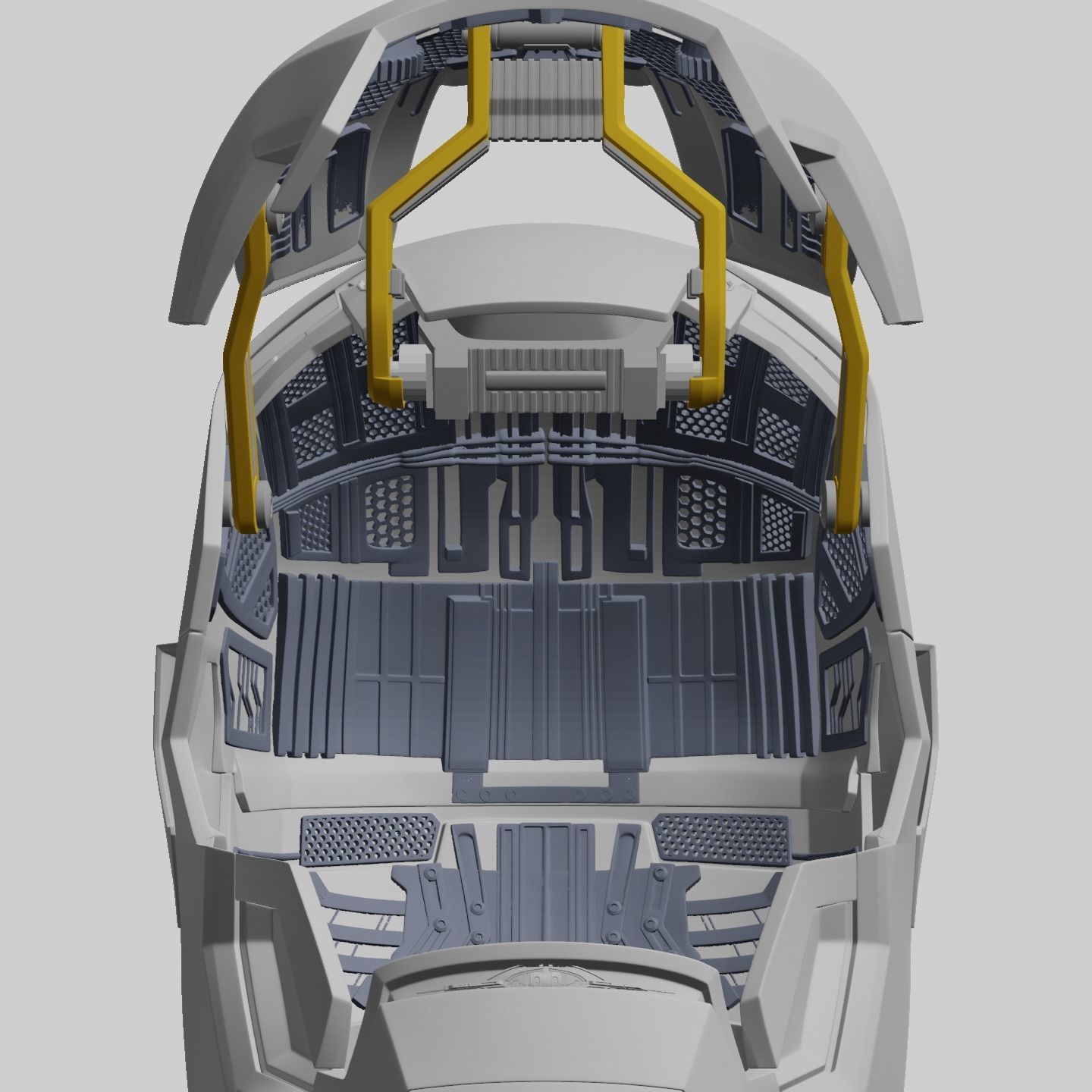 Ironman Mark 42 43 Helmet with Motorization 3D print model_15