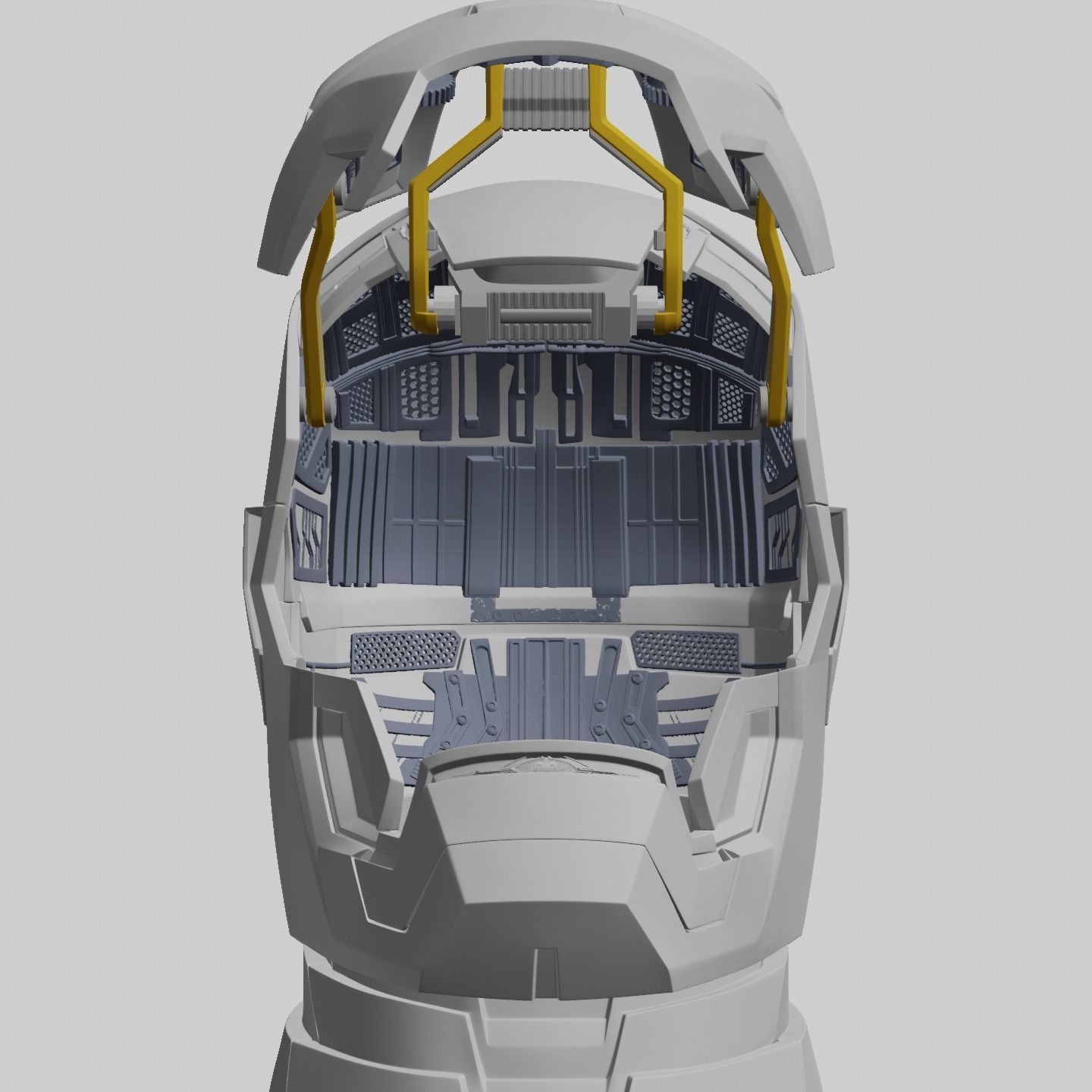 Ironman Mark 42 43 Helmet with Motorization 3D print model_16