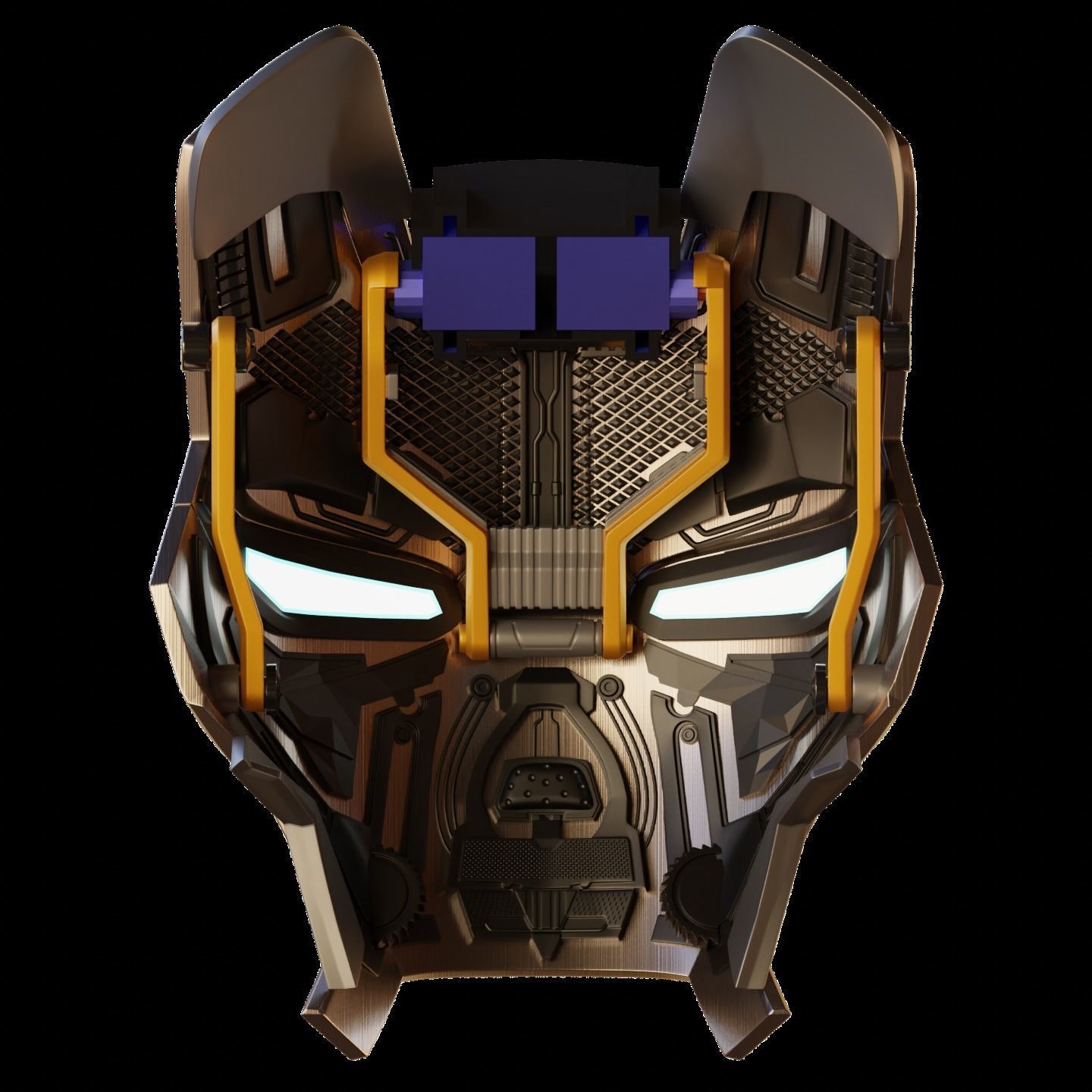 Ironman Mark 42 43 Helmet with Motorization 3D print model_2