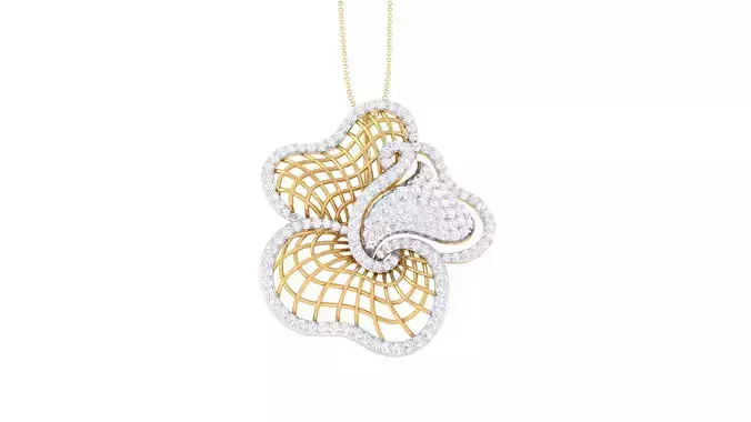 Women Pendant 3dm STL OBJ FBX Renders Details