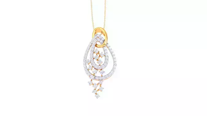 Women Pendant 3dm STL OBJ FBX Renders Details