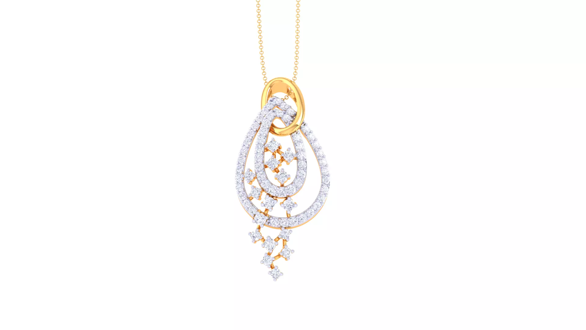 Women Pendant 3dm STL OBJ FBX Renders Details 3D print model_0