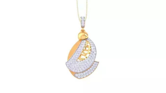 Women Pendant 3dm STL OBJ FBX Renders Details