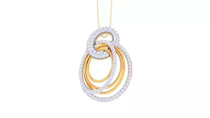 Women Pendant 3dm STL OBJ FBX Renders Details