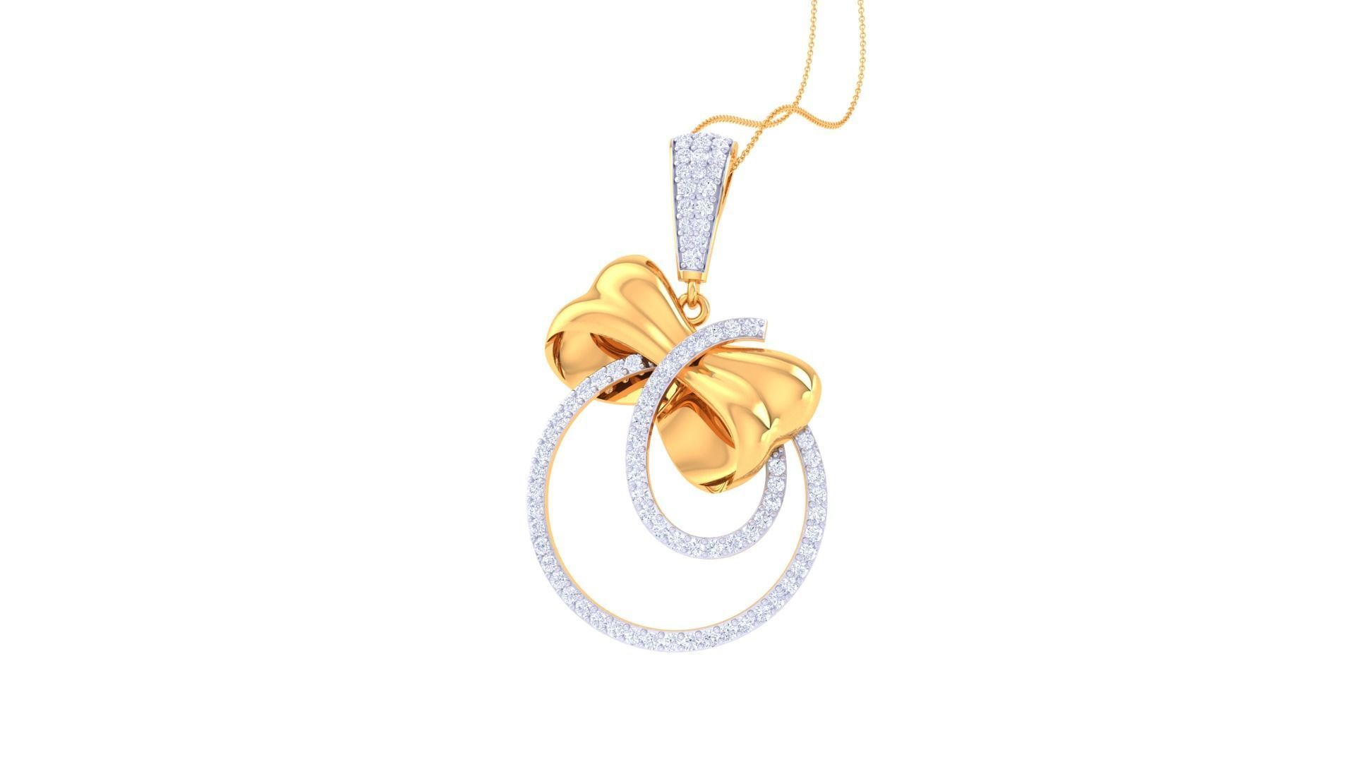 Women Pendant 3dm STL OBJ FBX Renders Details 3D print model_3