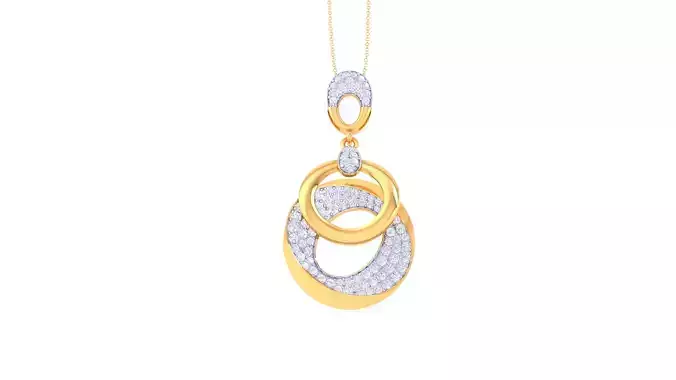 Women Pendant 3dm STL OBJ FBX Renders Details