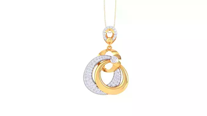 Women Pendant 3dm STL OBJ FBX Renders Details
