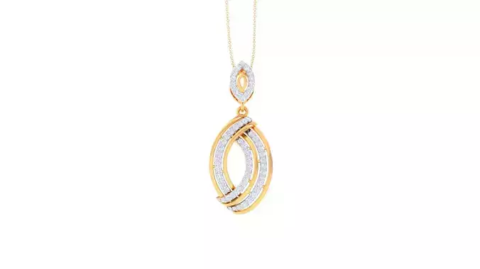 Women Pendant 3dm STL OBJ FBX Renders Details