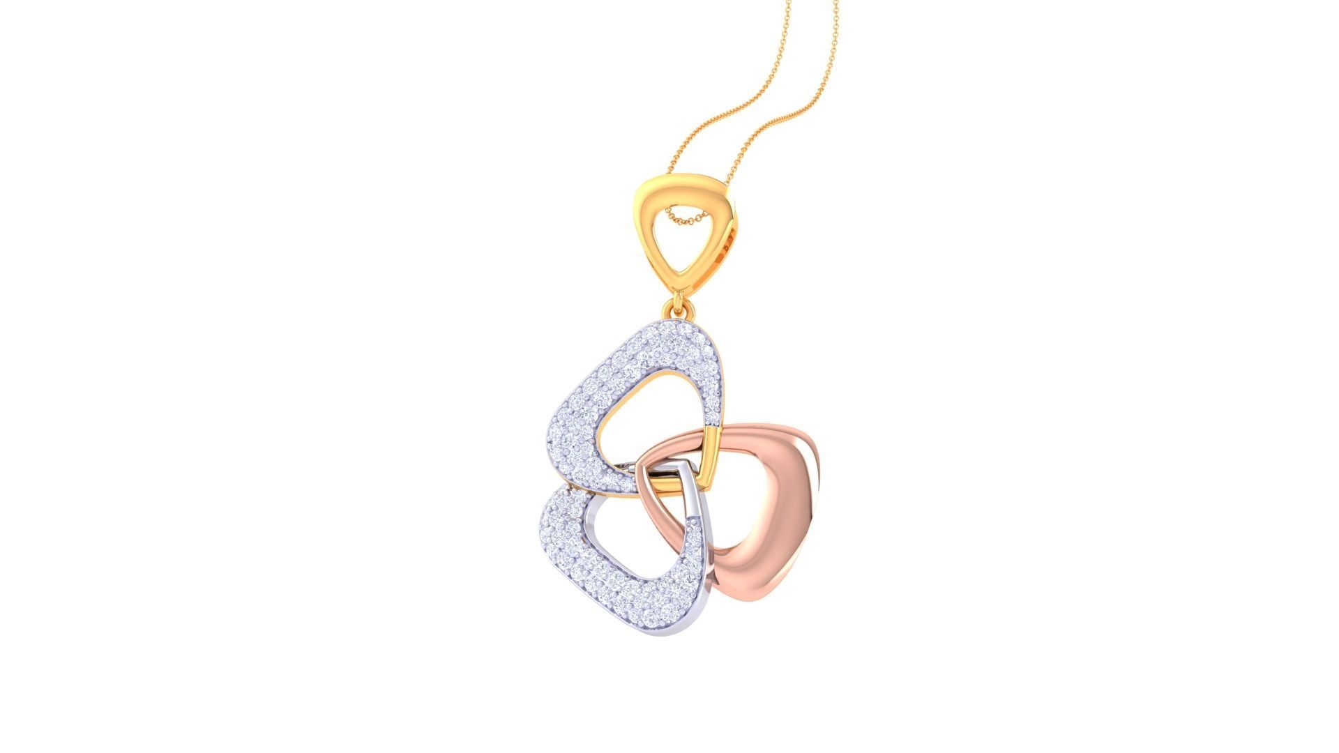 Women Pendant 3dm STL OBJ FBX Renders Details 3D print model_1