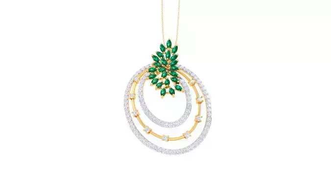 Women Pendant 3dm STL OBJ FBX Renders Details