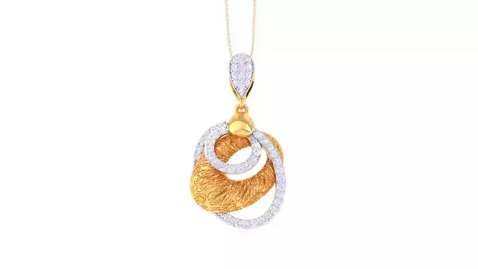 Women Pendant 3dm STL OBJ FBX Renders Details