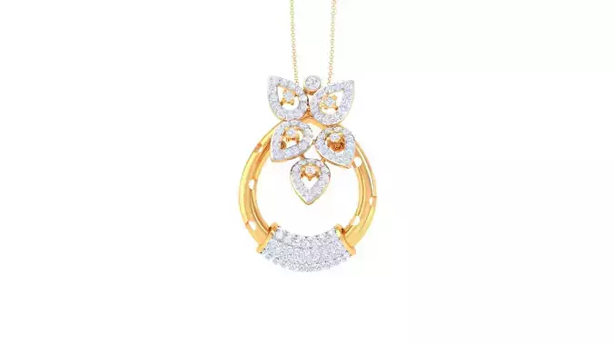 Women Pendant 3dm STL OBJ FBX Renders Details 3D print model