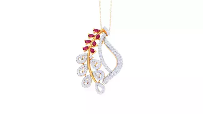 Women Pendant 3dm STL OBJ FBX Renders Details 3D print model