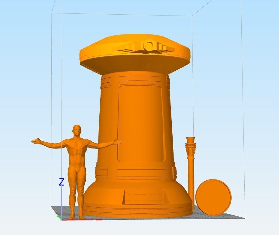 Hoth Turret 3D print model_2